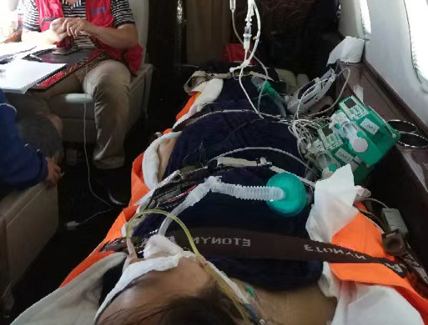 澄迈县跨国医疗包机、航空担架